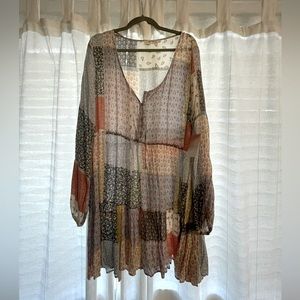 Arula plus pattern dress